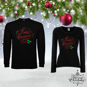 Комплект коледни блузи- Merry Christmas