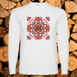 Мъжка  блуза  с мотиви на шевици