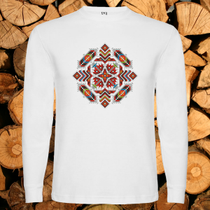 Мъжка  блуза  с мотиви на шевици