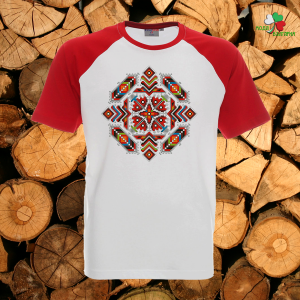 Мъжка тениска с народни мотиви