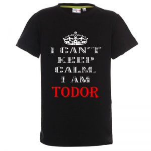 Цветна детска тениска "Keep calm"