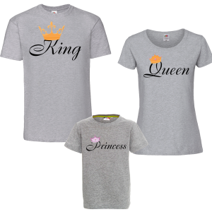 Семеен комплект - King, Queen and Princess