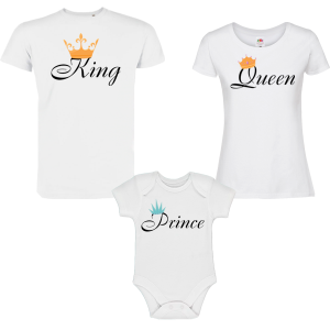 Семеен комплект - King, Queen and Prince