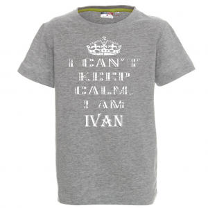 Тениска с надпис - Keep Calm