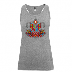 Дамски потник - Дървото на живота . Потник с  шевици.