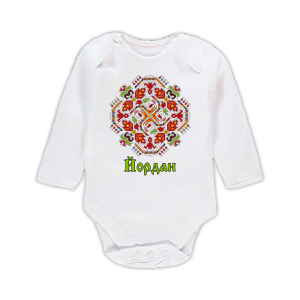 Бебешко боди с щампа с шевица