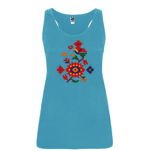 Дамски потник  с мотиви на шевици