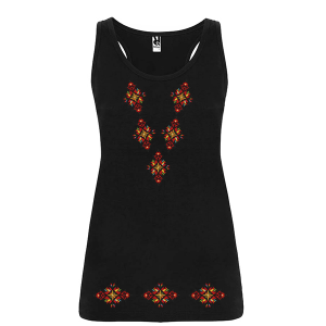 Дамски потник  с  народни мотиви Лазарки