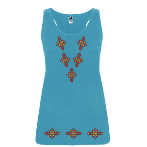 Дамски потник  с  народни мотиви Лазарки