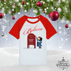 Детска коледна тениска - Believe