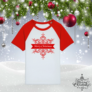 Детска коледна тениска -  Снежинка