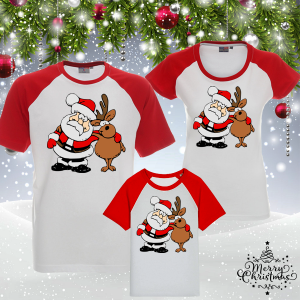 Комплект коледни тениски