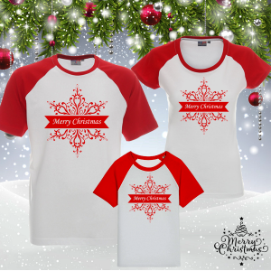 Комплект коледни тениски- Merry Christmas