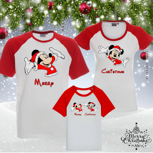 Комплект коледни тениски- Merry Christmas