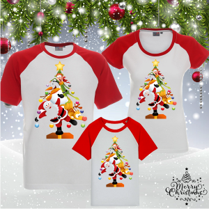 Комплект коледни тениски