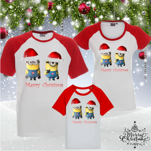 Комплект коледни тениски- Merry Christmas