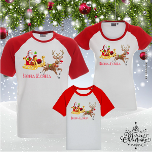 Комплект коледни тениски- Весела Коледа