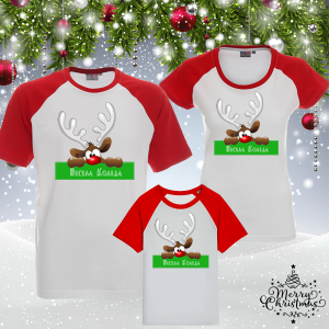 Комплект коледни тениски- Весела Коледа