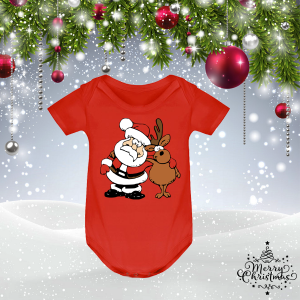 Коледно бебешко боди - Дядо Коледа