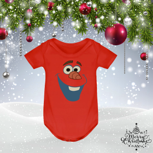 Коледно бебешко боди - Олаф