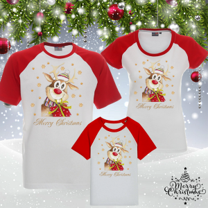 Комплект коледни тениски- Merry Christmas