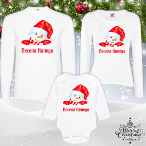 Коледен комплект- Снежко