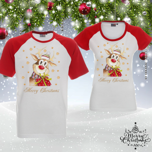 Комплект коледни тениски-  Merry Christmas