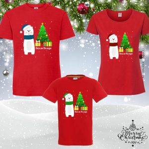 Забавен коледен комплект с мече