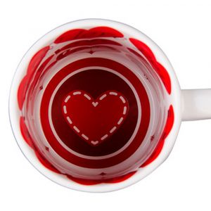  Бяла фото чаша -  LOVE