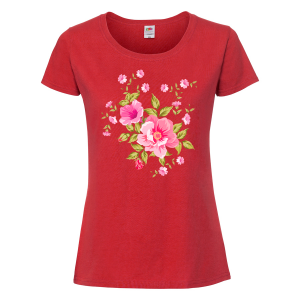 Цветна дамска тениска - Цветя 3