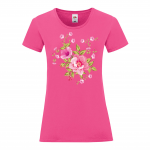 Цветна дамска тениска - Цветя 3