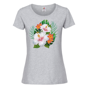 Цветна дамска тениска - Цветя 4