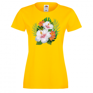 Цветна дамска тениска - Цветя 4