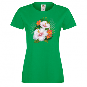 Цветна дамска тениска - Цветя 4