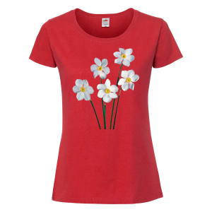 Цветна дамска тениска - Цветя 7