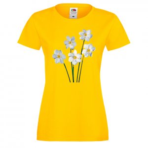 Цветна дамска тениска - Цветя 7