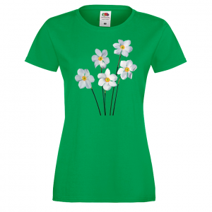 Цветна дамска тениска - Цветя 7