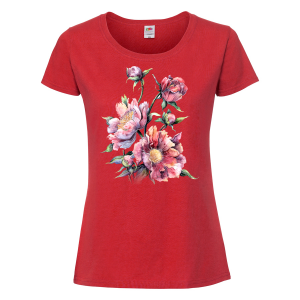 Цветна дамска тениска - Цветя 8