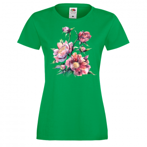 Цветна дамска тениска - Цветя 8