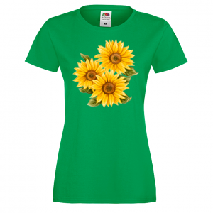 Цветна дамска тениска - Цветя 9