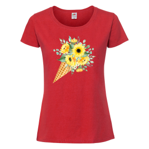 Цветна дамска тениска - Цветя 10