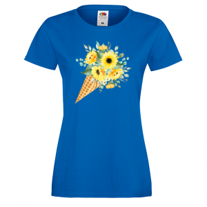 Цветна дамска тениска - Цветя 10