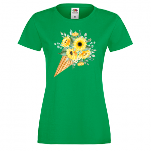 Цветна дамска тениска - Цветя 10