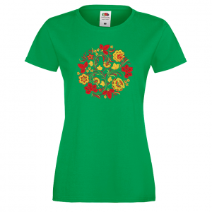 Цветна дамска тениска - Цветя 11