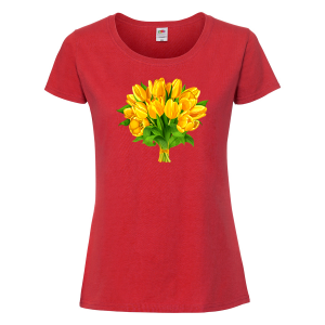 Цветна дамска тениска - Цветя 12