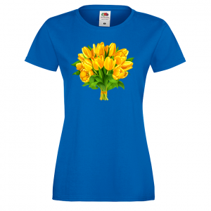 Цветна дамска тениска - Цветя 12