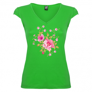 Дамска тениска -  Цветя 13