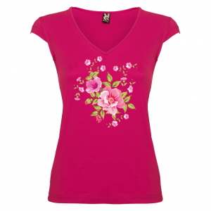 Дамска тениска -  Цветя 13