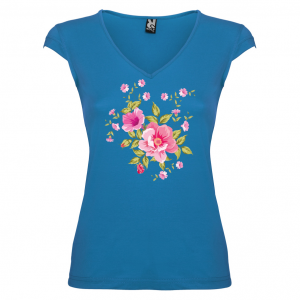 Дамска тениска -  Цветя 13