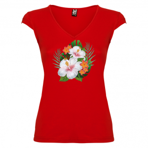 Дамска тениска -  Цветя 14